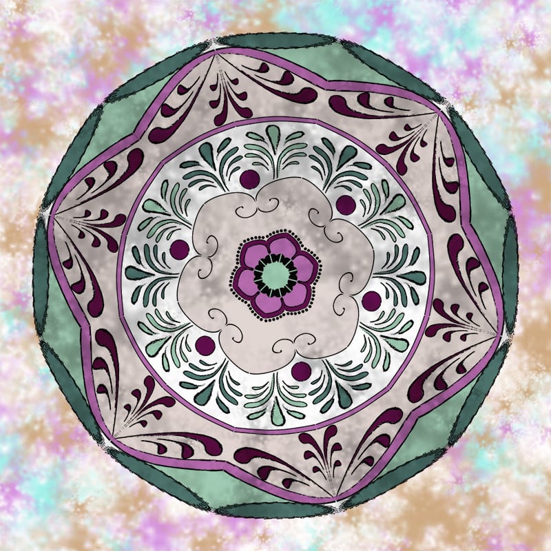 Inner Guidance Mandala - image 2 - student project