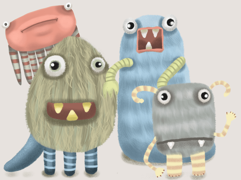 Three Little Monsters - image 1 - student project