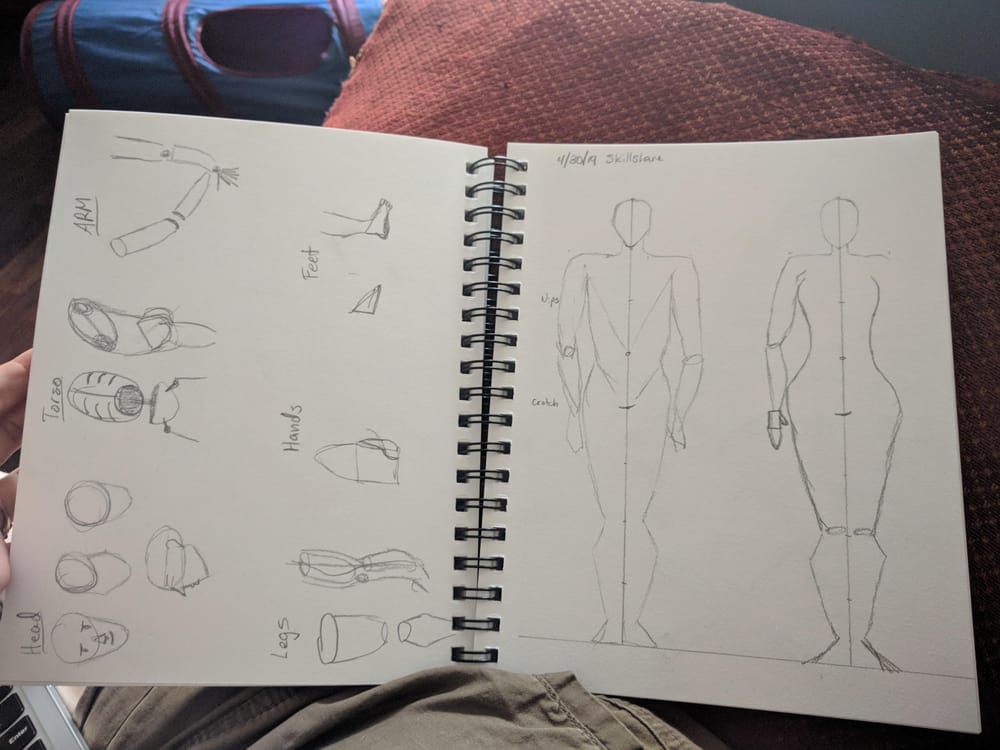 My first attempt at figure drawing. - image 2 - student project
