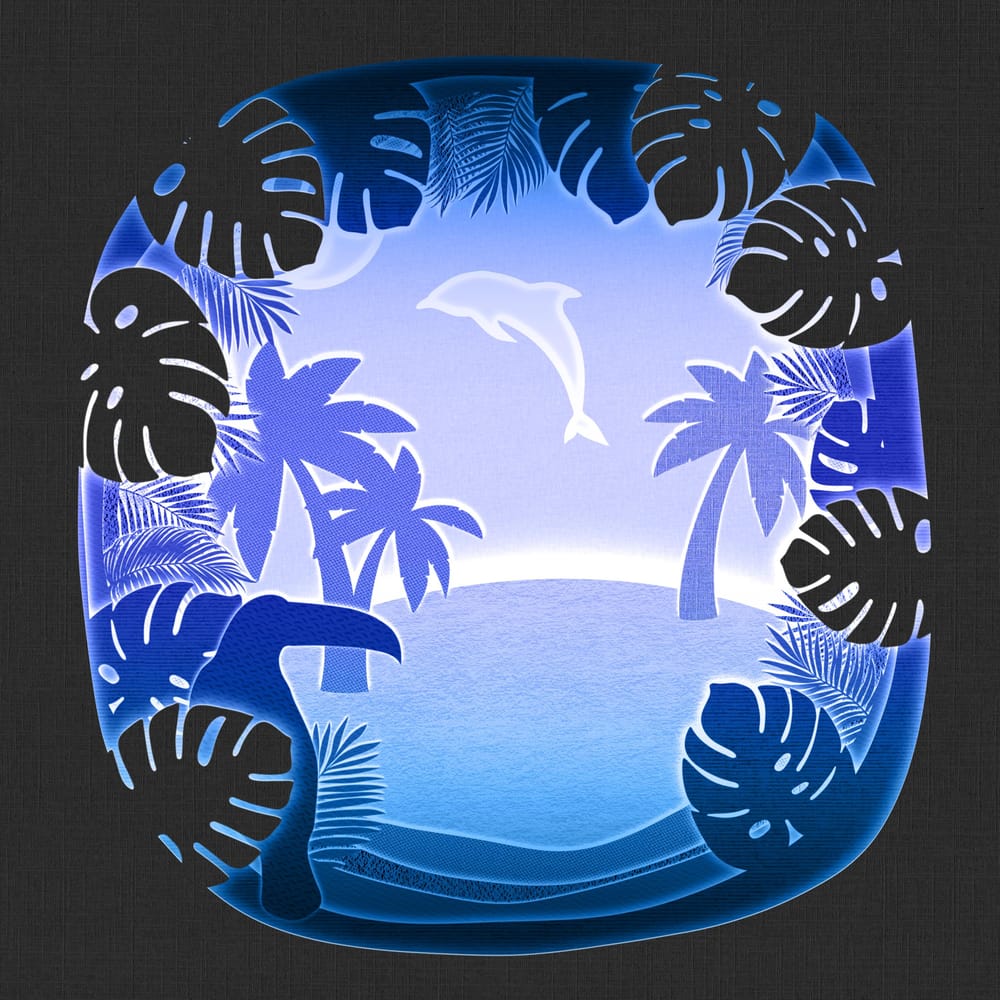 Tropical Lightbox - image 1 - student project