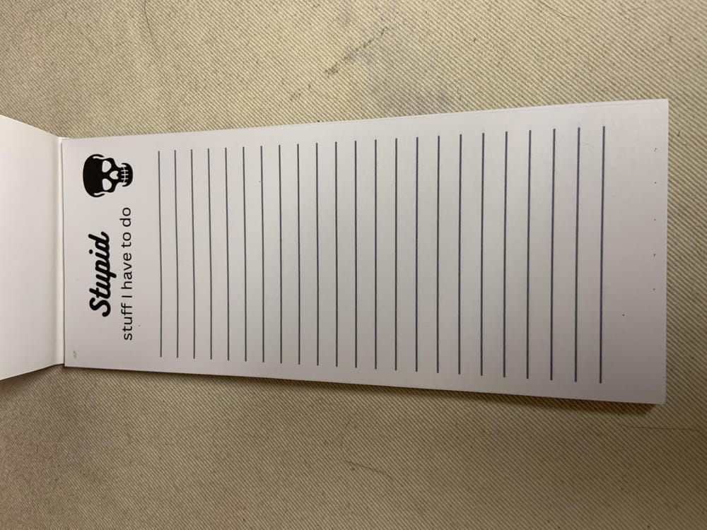 Skull notepad - image 1 - student project