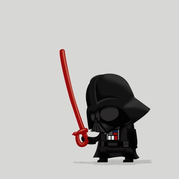 Teach me The Force*, Baby Darth. (*The Force is Illustrator, apparently.) - image 1 - student project