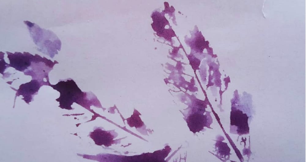 Experiments with food waste inks - image 2 - student project