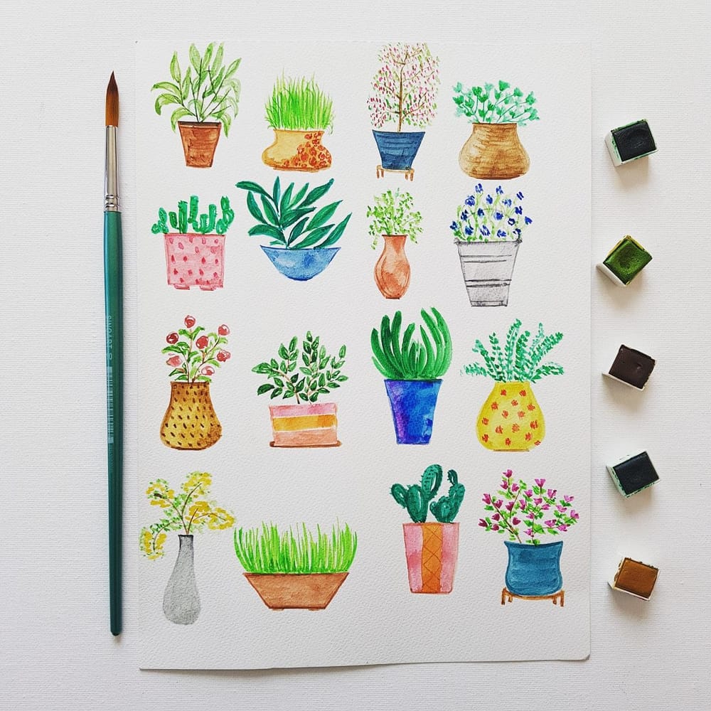 Potted Plants! Skillshare Student Project