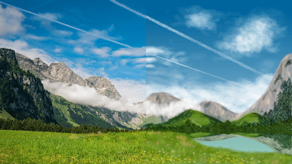 Mountains - image 1 - student project