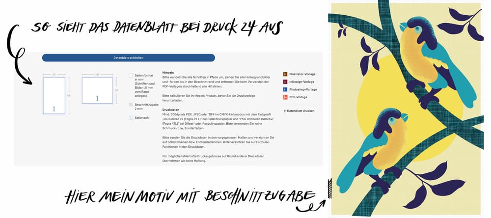 Von Procreate in die Druckerei - image 1 - student project