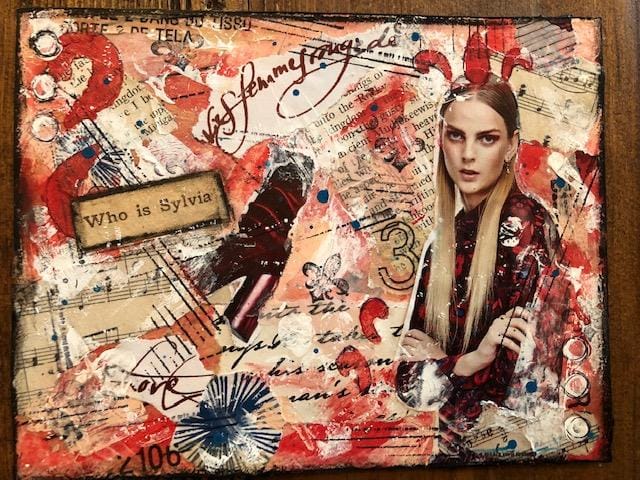 Tracy's Mixed Media Post Card - image 1 - student project