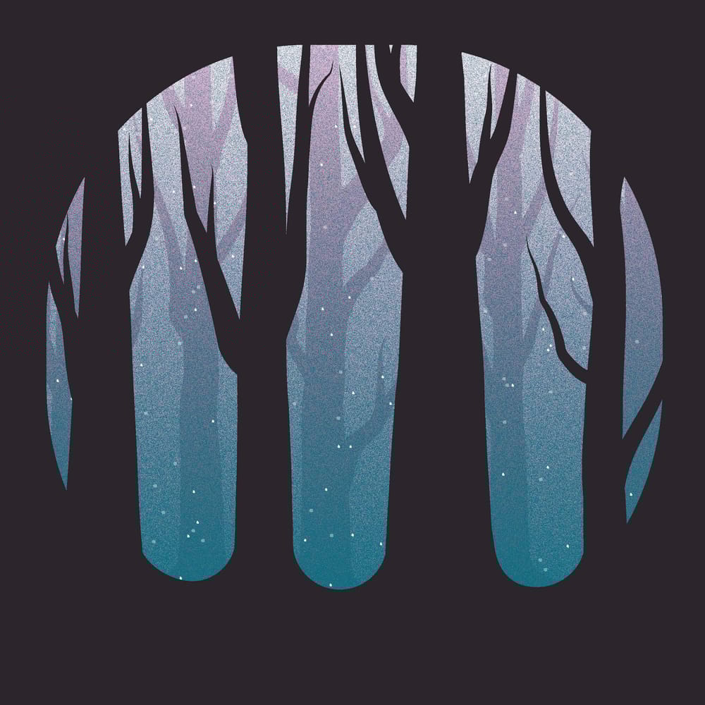 Dreamy Silhouette Forest - image 2 - student project