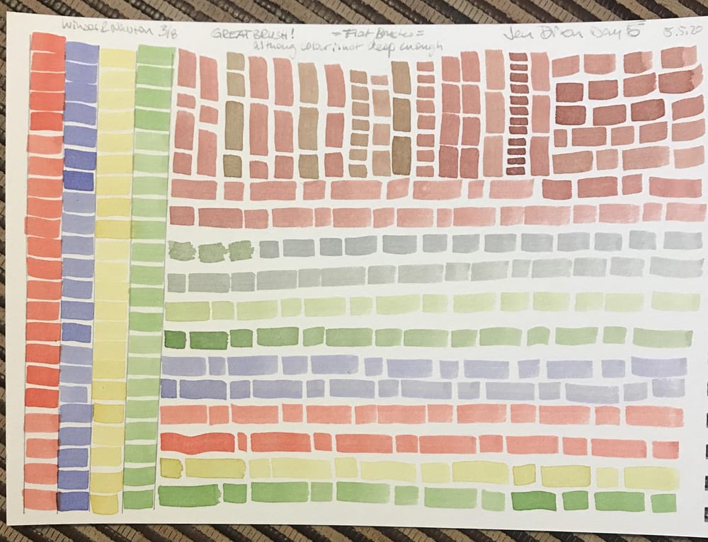 Watercolour Workout 14 days of trills - image 6 - student project
