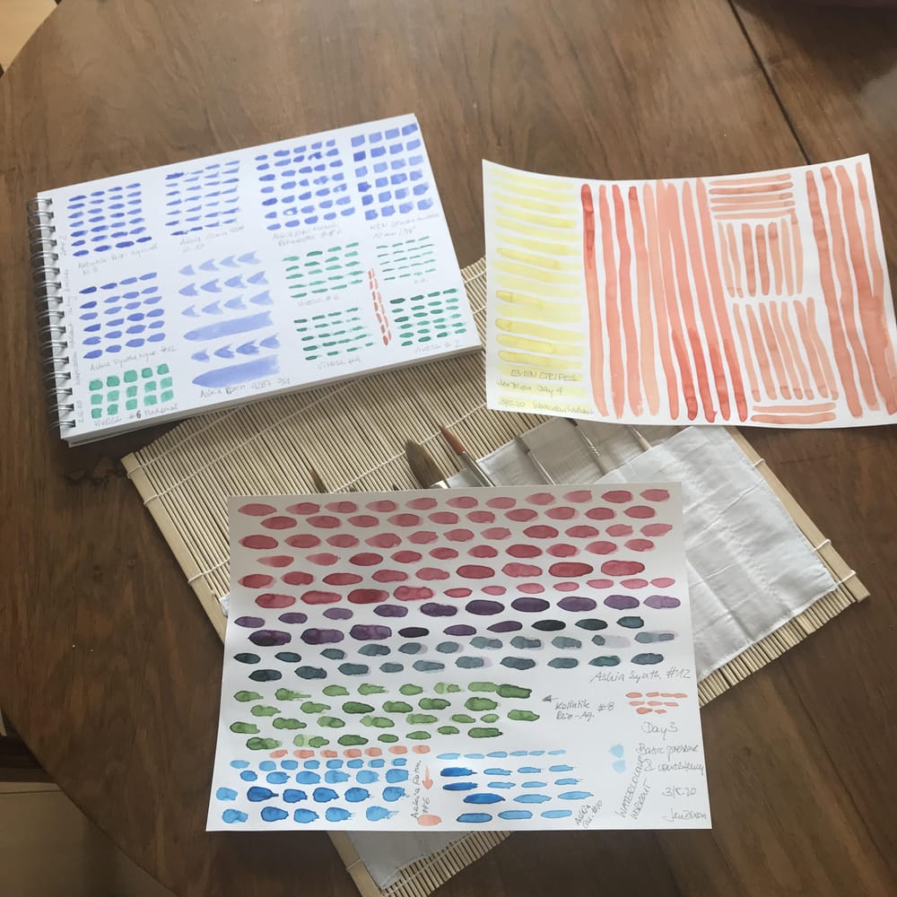 Watercolour Workout 14 days of trills - image 7 - student project