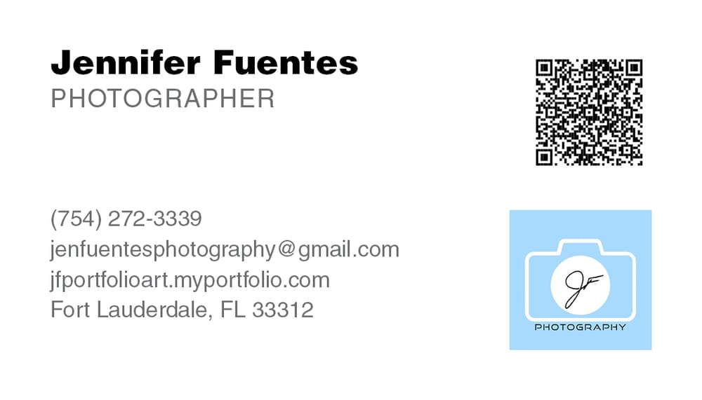 Photography Business Card - image 1 - student project