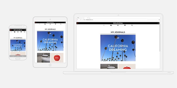 Bonjournal: A simple travel journal app - image 2 - student project