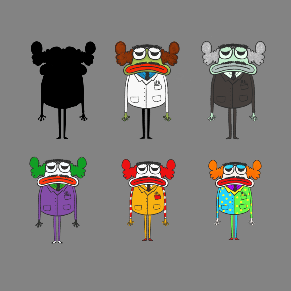 Mr.Frog different personalities - image 2 - student project