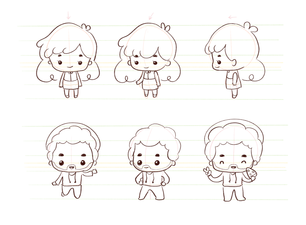 Cute Chibi Characters - image 2 - student project