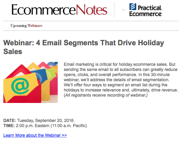 Newsletter: Practical Commerce - image 1 - student project