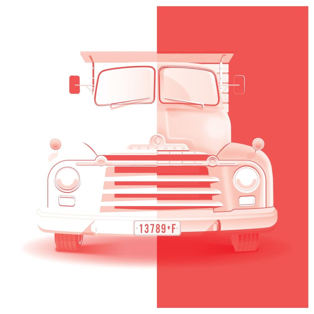 Bedford Truck Screen Printing - image 3 - student project