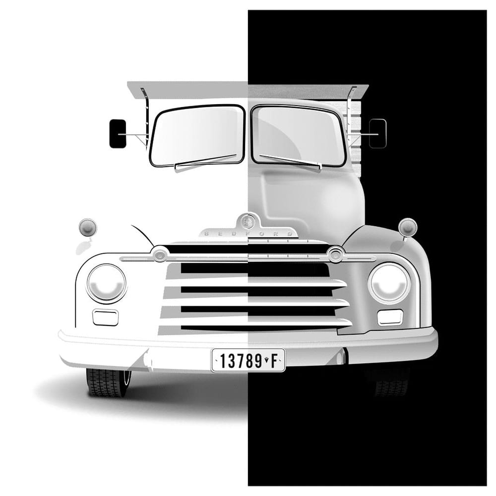 Bedford Truck Screen Printing - image 6 - student project