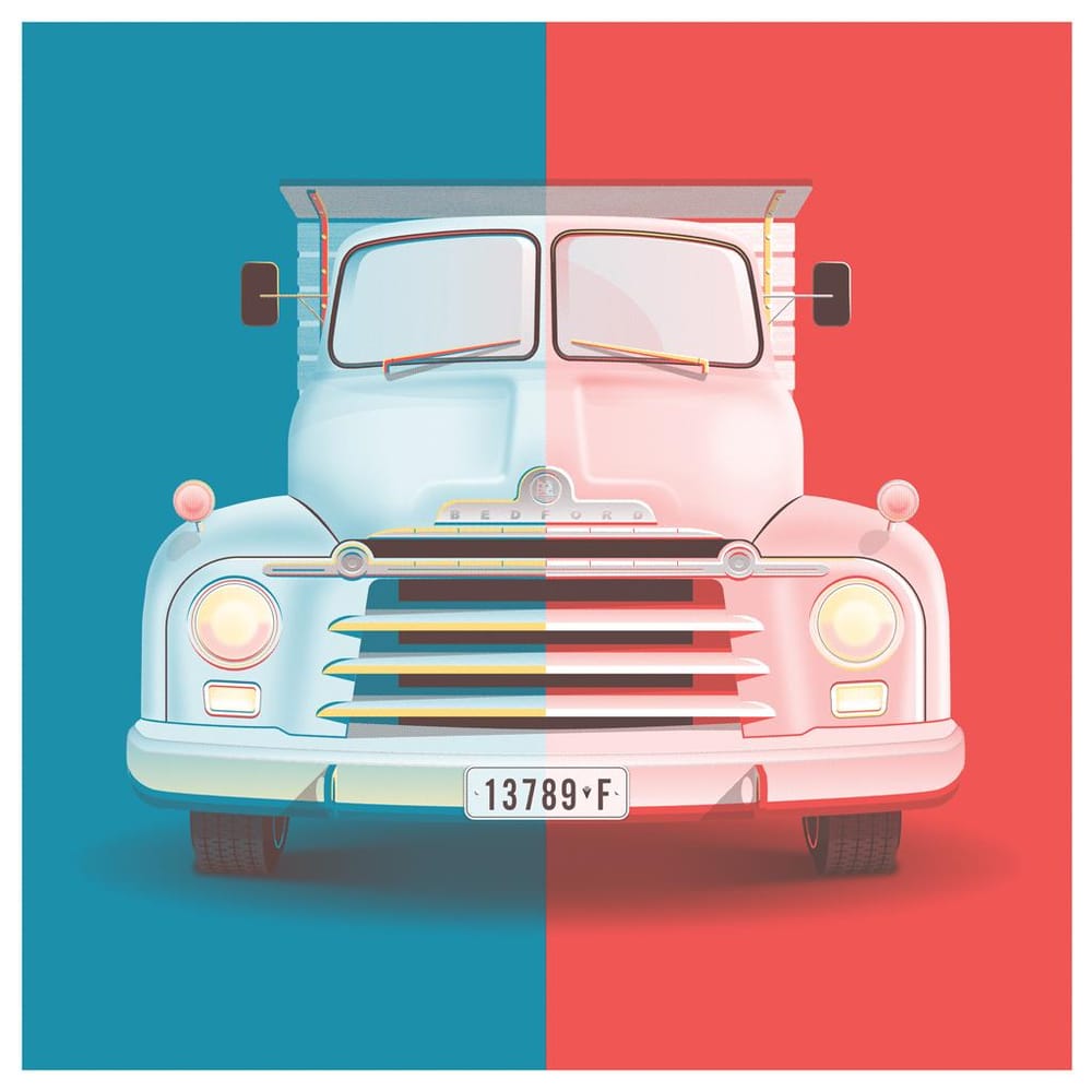Bedford Truck Screen Printing - image 1 - student project