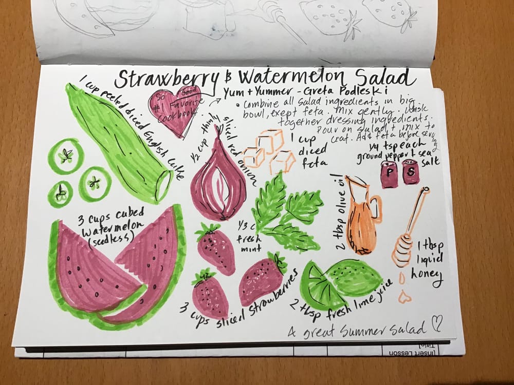 Illustrated Journaling - image 13 - student project
