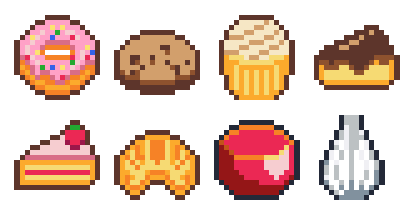 Bakery item set - image 1 - student project