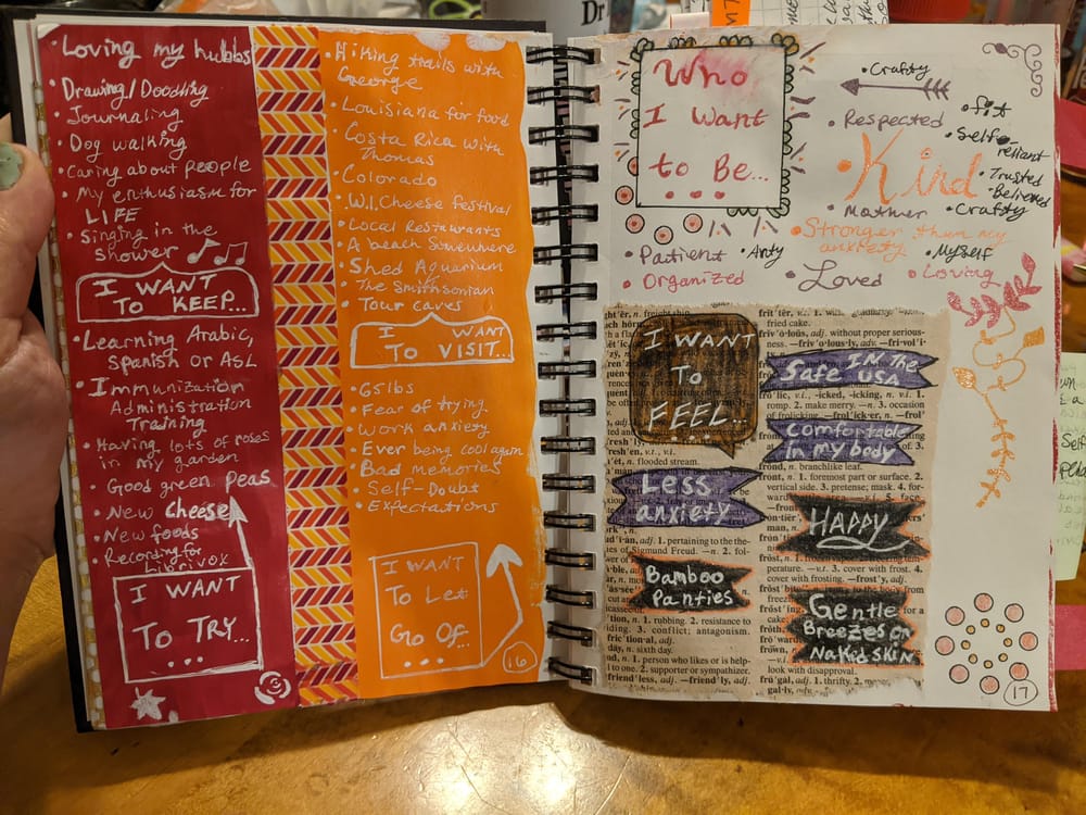 A joy in the challenge of junk journaling! - image 1 - student project