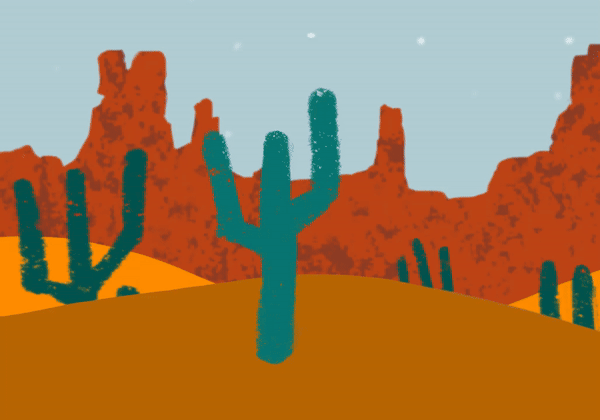 Desert Parallax - image 1 - student project