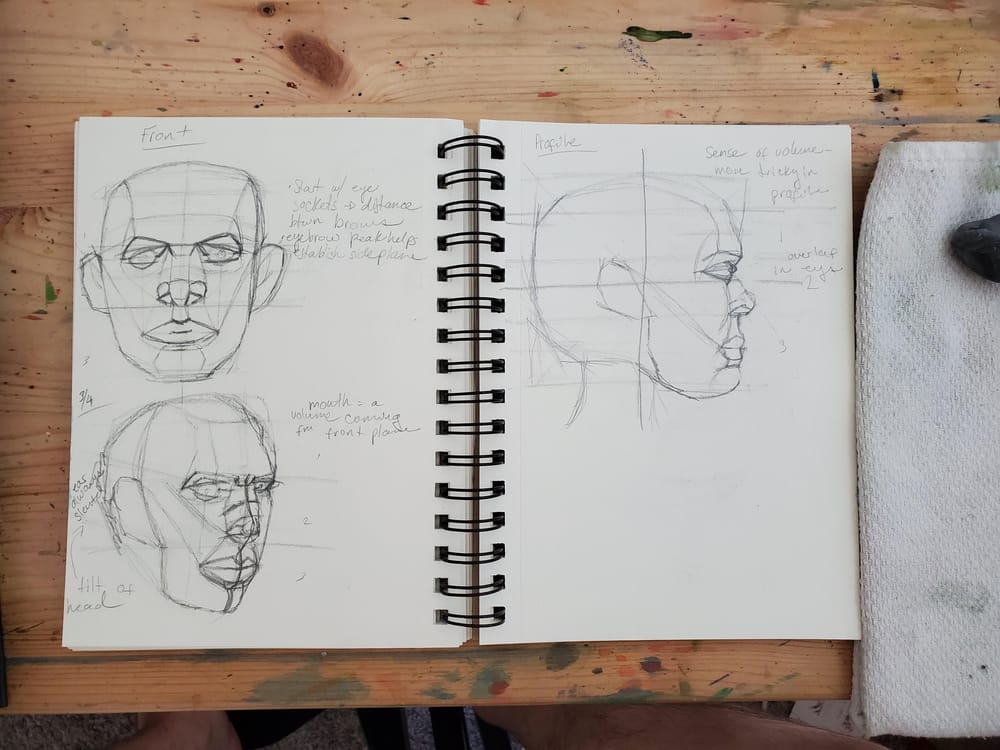 Self Portrait Attempts - image 1 - student project