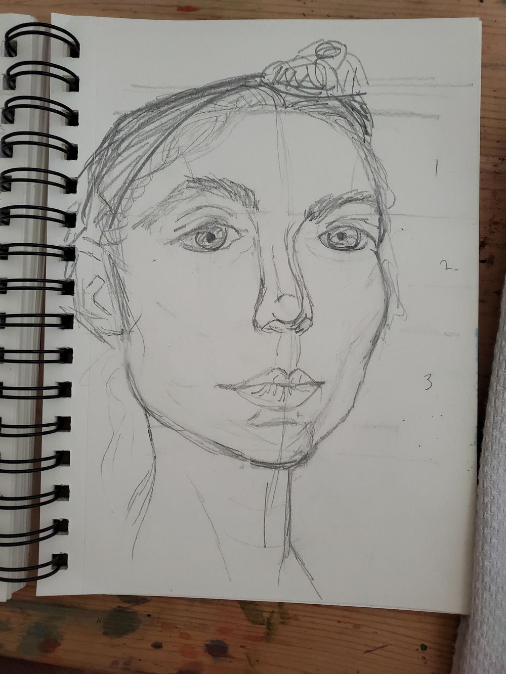 Self Portrait Attempts - image 3 - student project