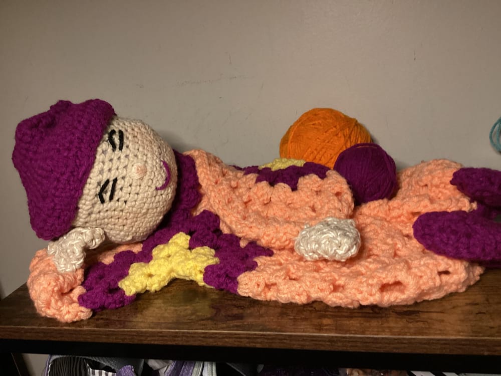 Granny square doll - image 1 - student project