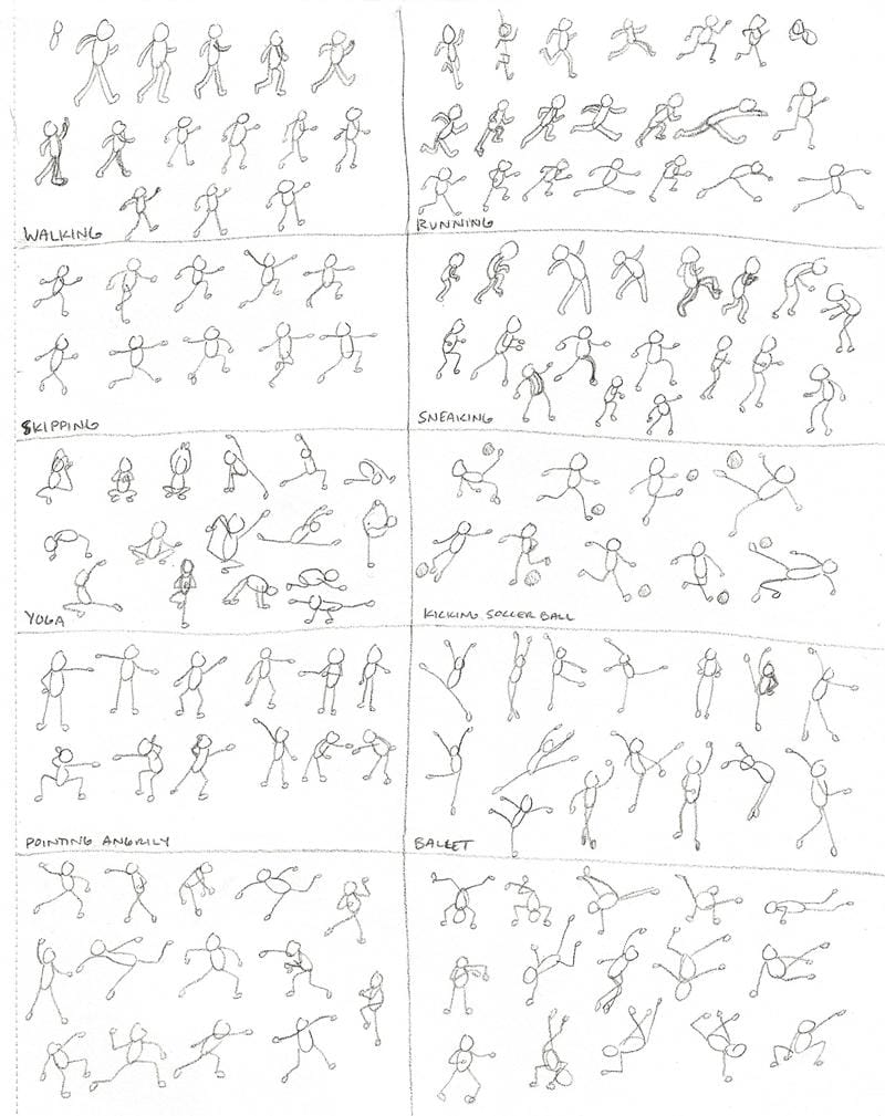 SAMPLE PROJECT: Speed Gesture Drawings - image 2 - student project