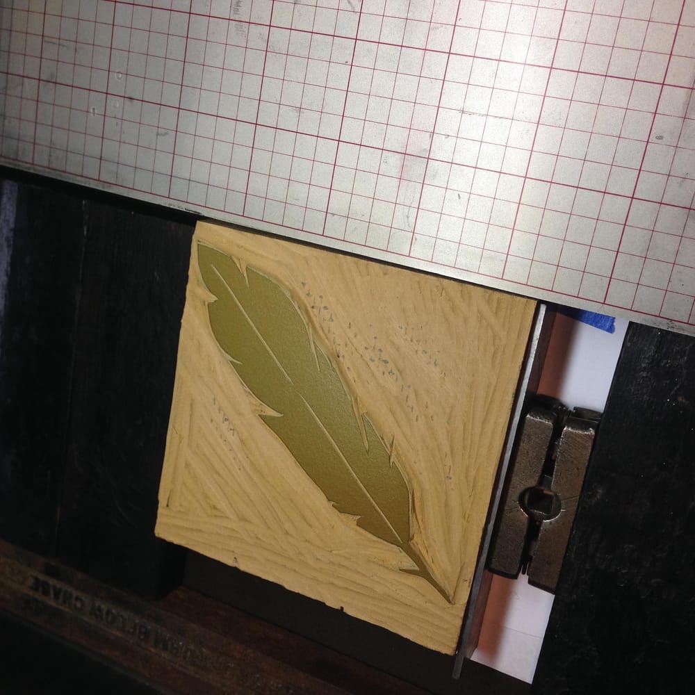 Linocut Memo Books - image 3 - student project