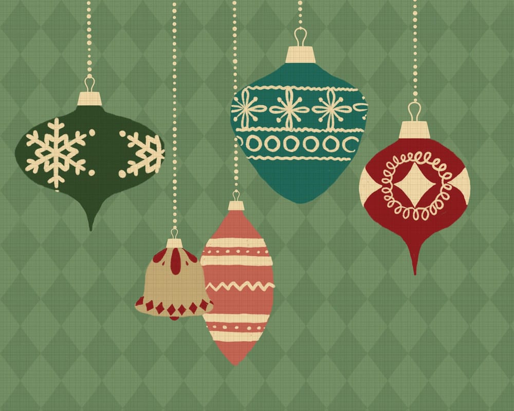Retro Ornaments! Skillshare Student Project