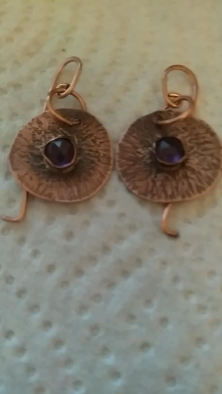 starburst earrings - image 1 - student project