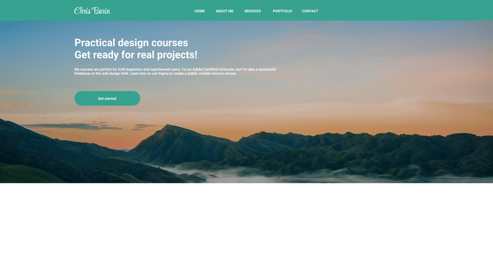 Mini Website - image 2 - student project