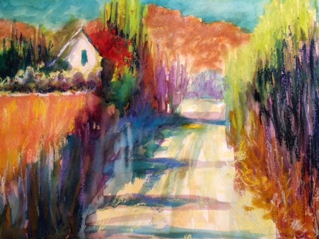 Water-colour and Pastel technique - image 2 - student project