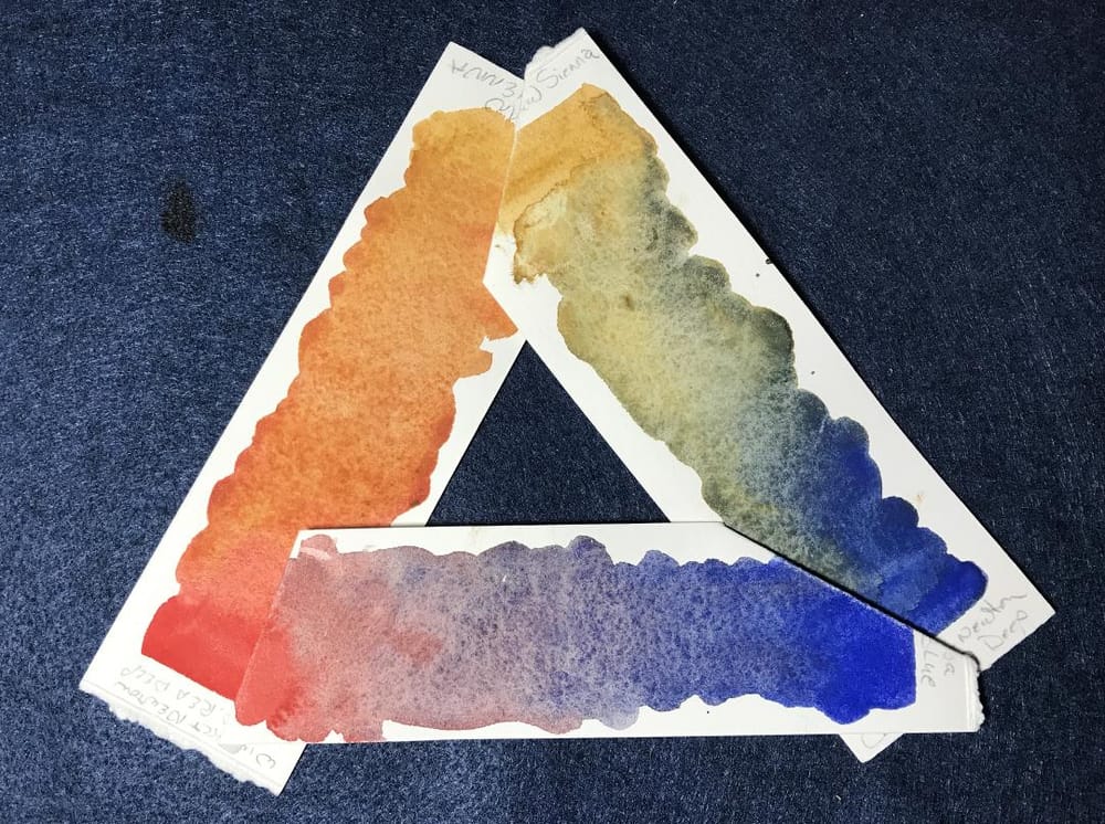 Color Wheels created from your Color Mix Strips - image 2 - student project