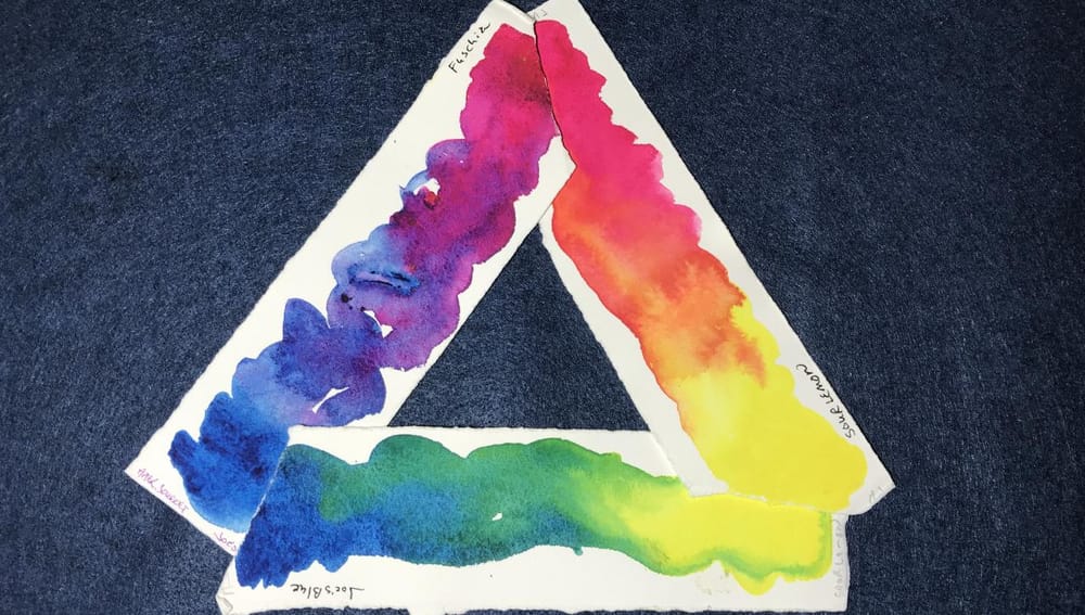 Color Wheels created from your Color Mix Strips - image 3 - student project