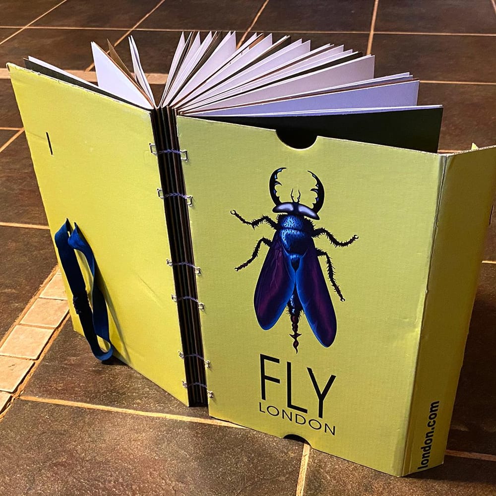 FLY LONDON Shoe Box Sketchbooks - image 1 - student project