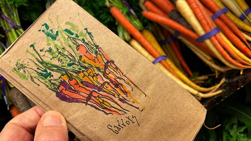 Sketching at Aqui, my local grocery store - image 5 - student project