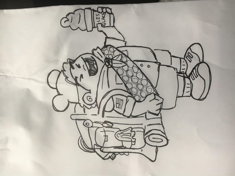Russel eating Ice-cream - image 3 - student project