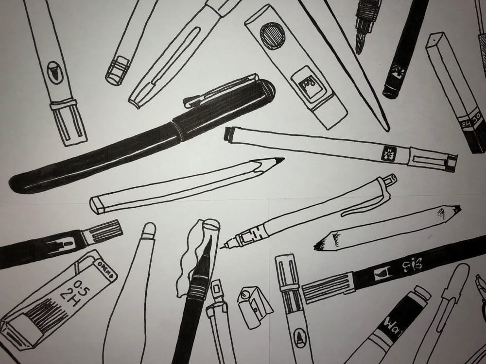 My Favourite Things: Stationery Pattern - image 2 - student project