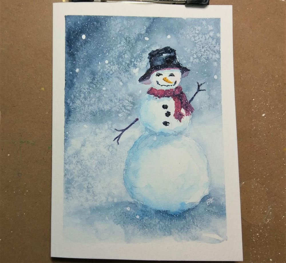 Snowman Card - image 1 - student project