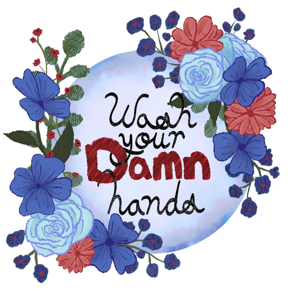 Friendly reminder made with Adobe Fresco - image 2 - student project