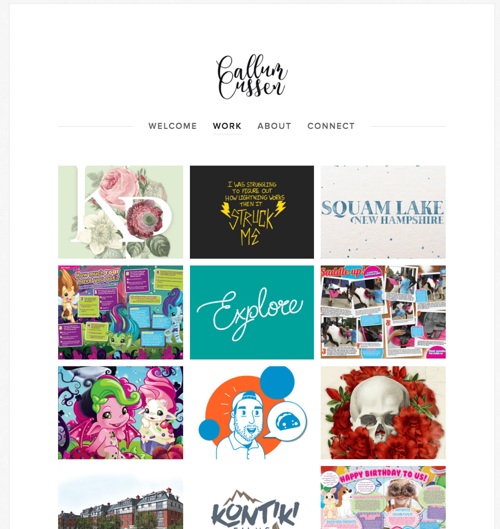 Callum Cussen personal Site - image 2 - student project