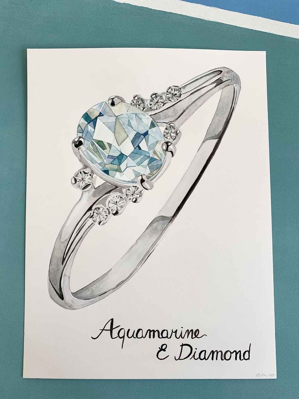 Aquamarine and diamond - image 1 - student project