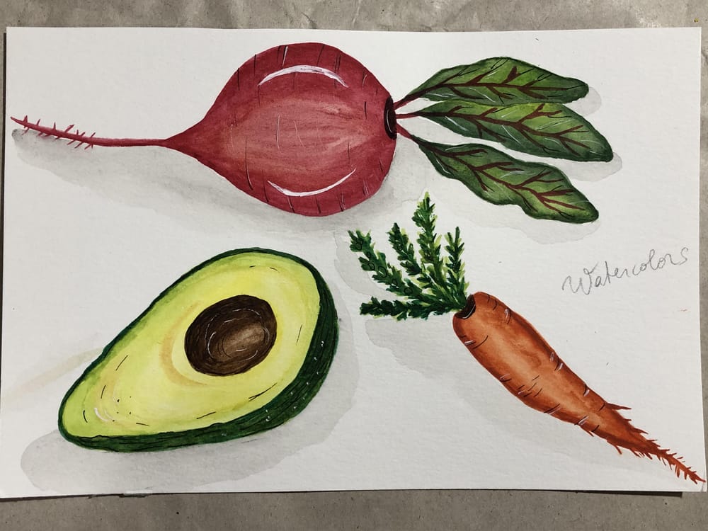 Avocado, Beetroot and Carrot - image 2 - student project