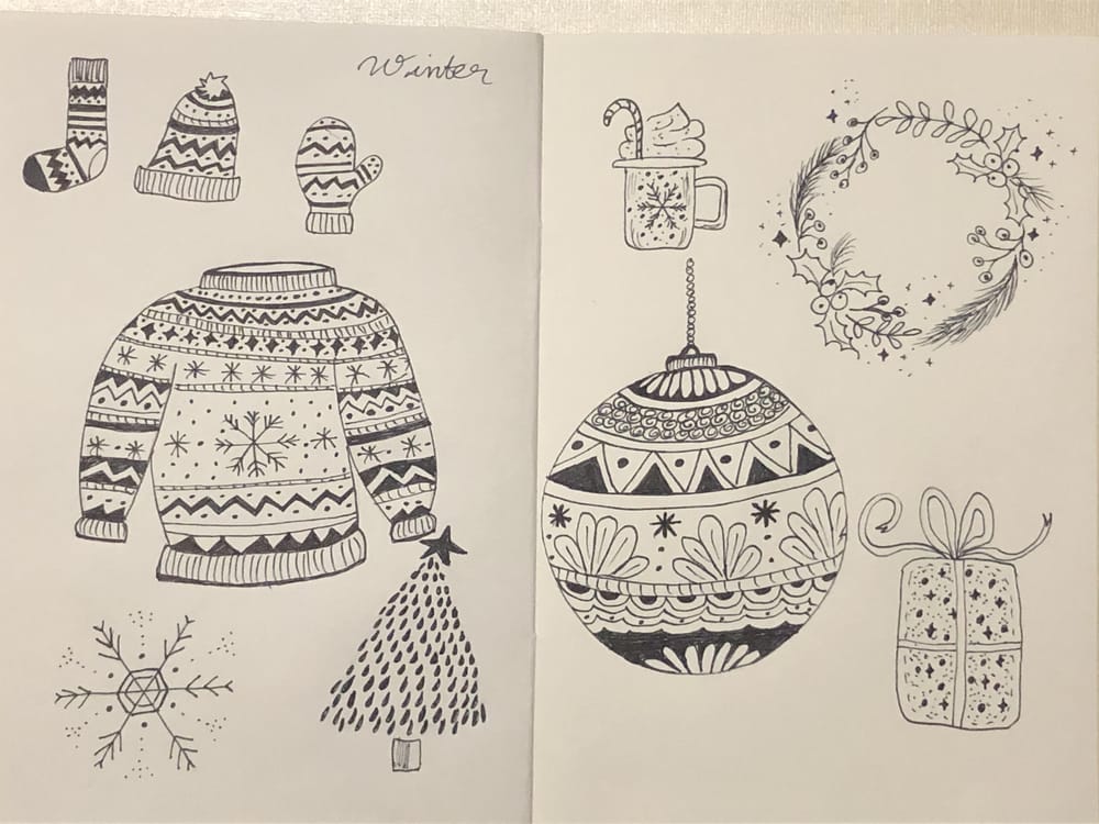 Winter Doodles! - image 1 - student project