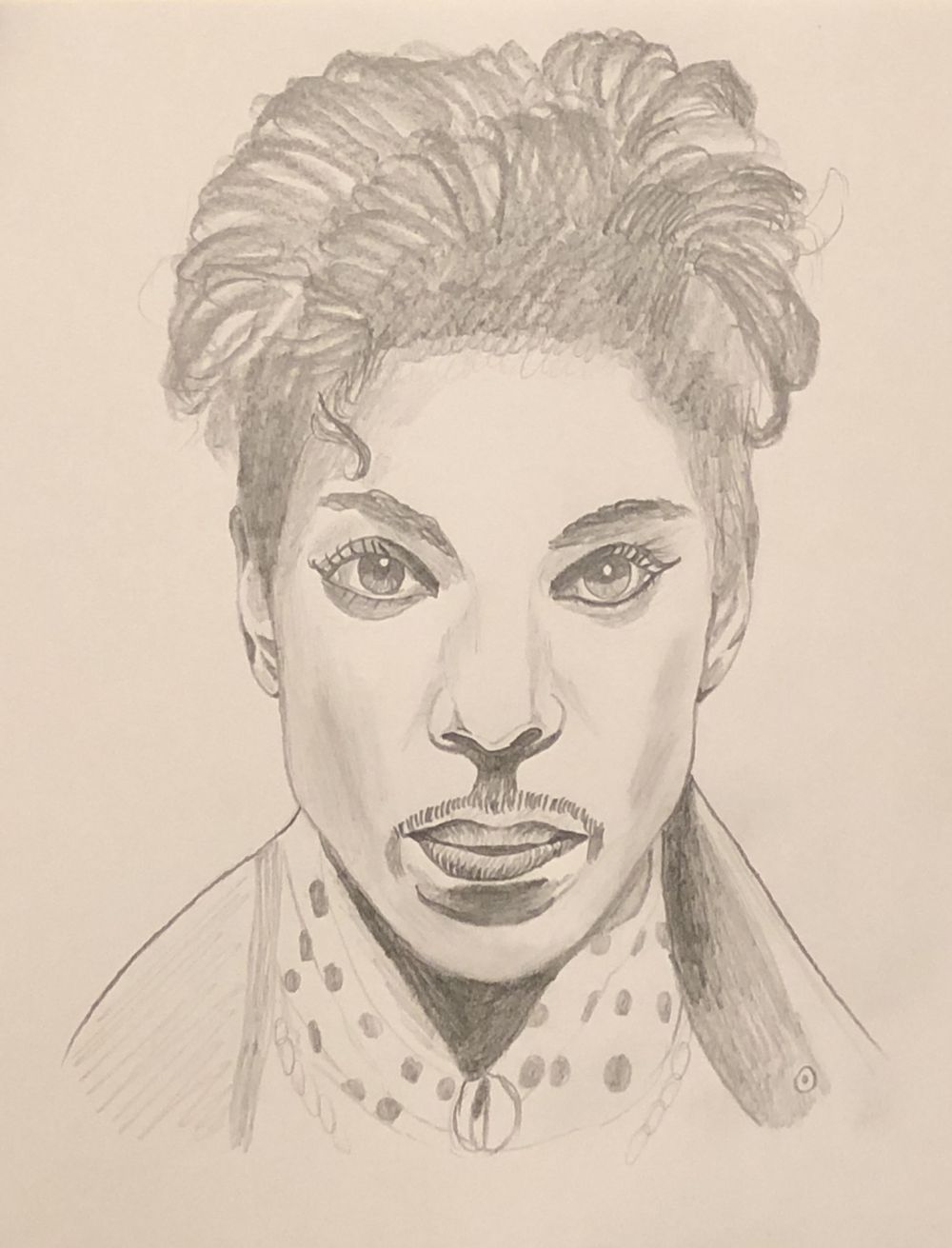 Prince pencil drawing - image 1 - student project