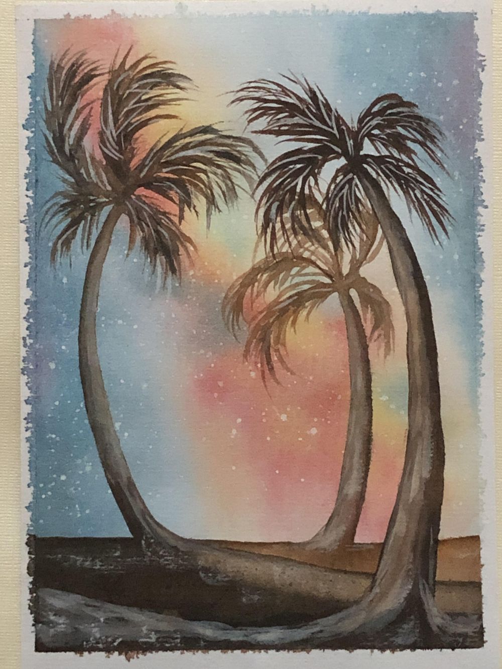 Watercolor Galaxy Magical Landscapes - image 2 - student project