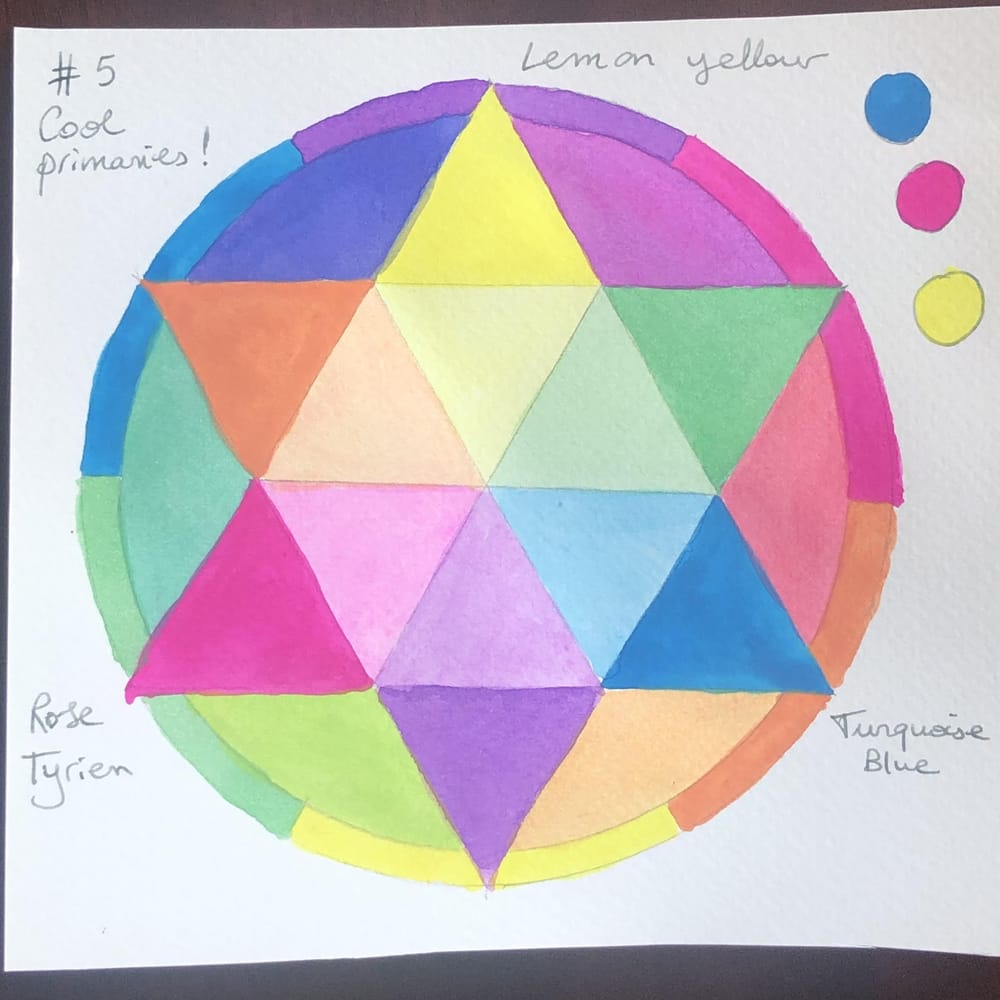 7 Mandalas, 11 Primary Colors to make almost 100 Colors! - image 5 - student project